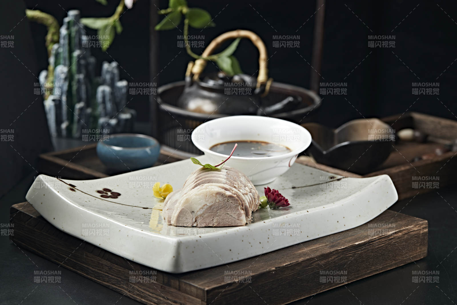 蘸汁清水羊肉图片