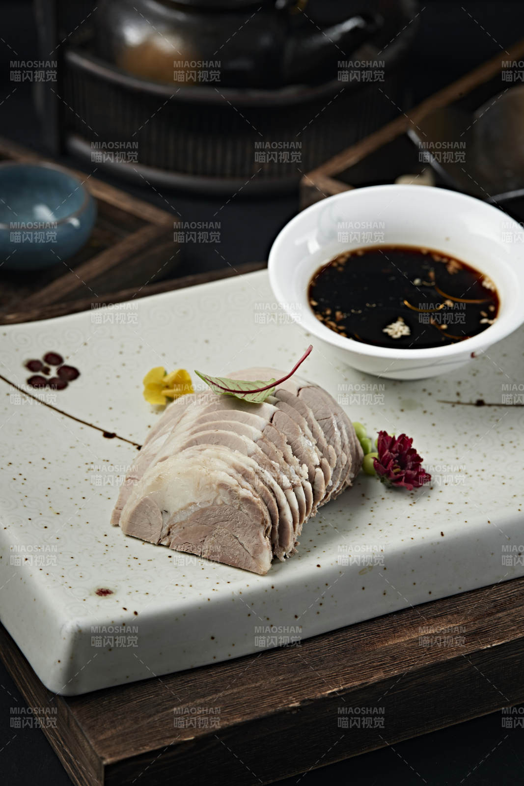 蘸汁清水羊肉图片