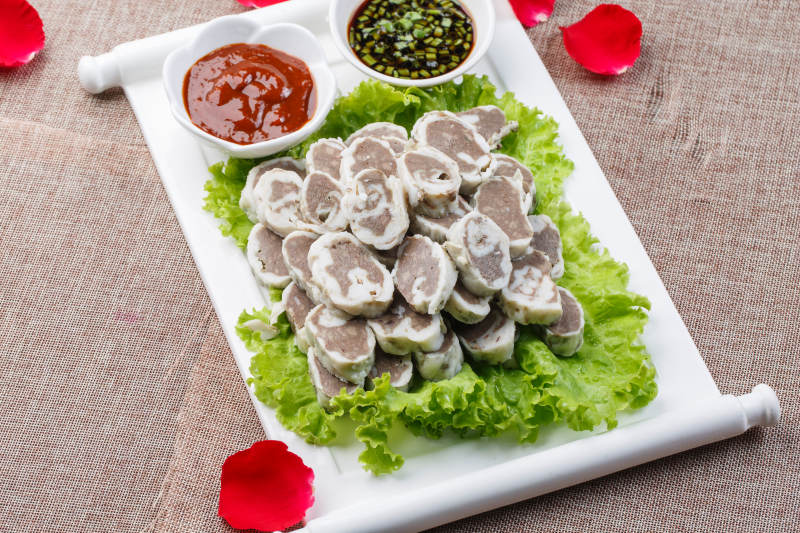 水煮传统蒙餐羊肉肠图片