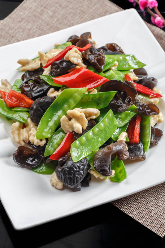 粤式小炒荷塘月色图片