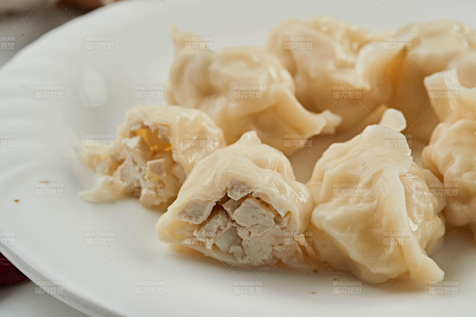 手工豆腐大葱馅饺子图片