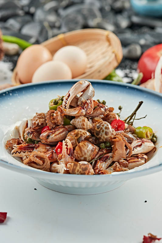 炝拌麻辣小海鲜图片