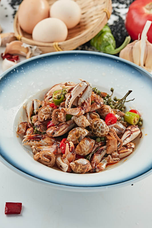 炝拌麻辣小海鲜图片