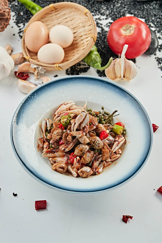 炝拌麻辣小海鲜图片