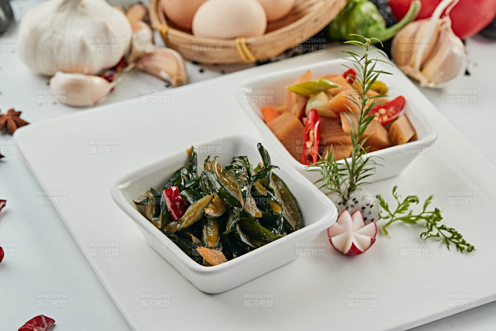 爽口小酱菜咸菜图片