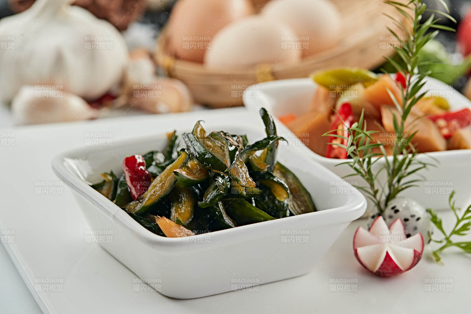 爽口小酱菜咸菜图片