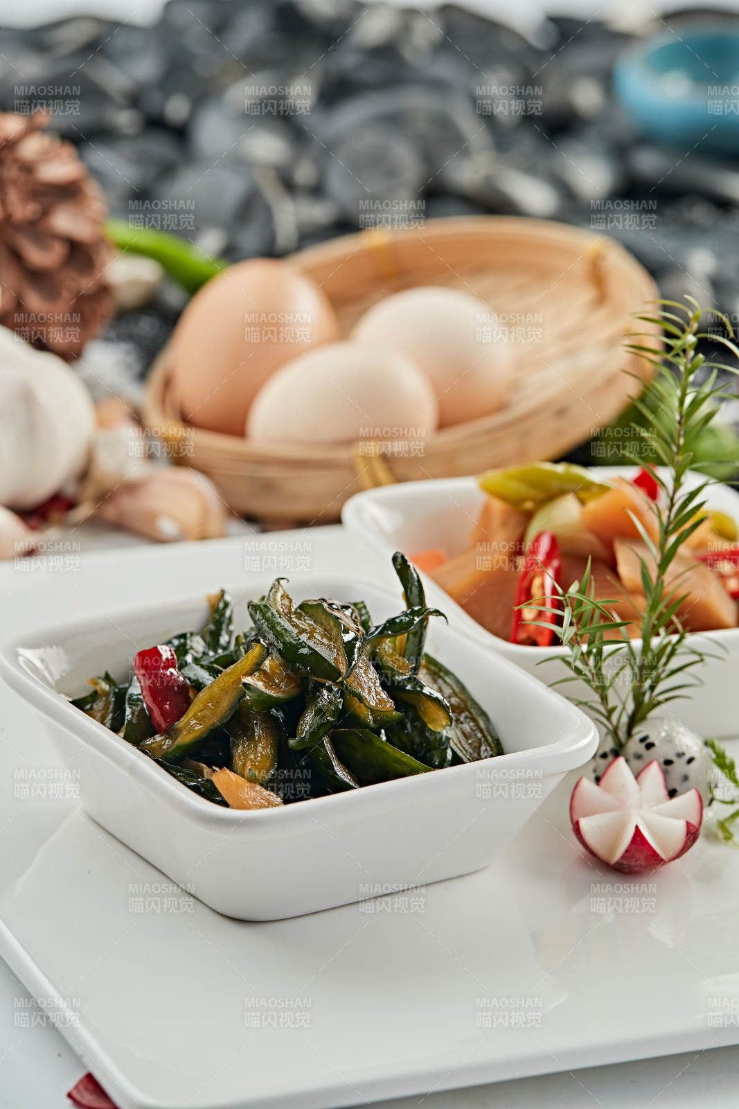 爽口小酱菜咸菜图片