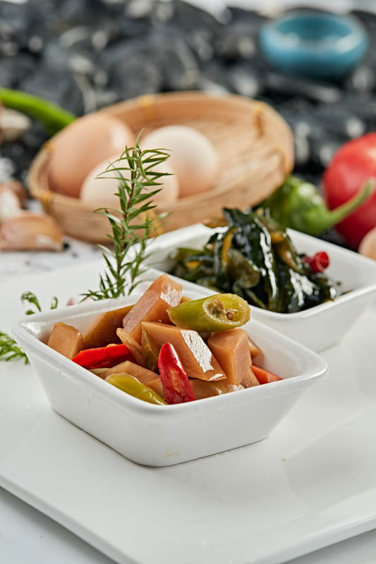 爽口小酱菜咸菜图片