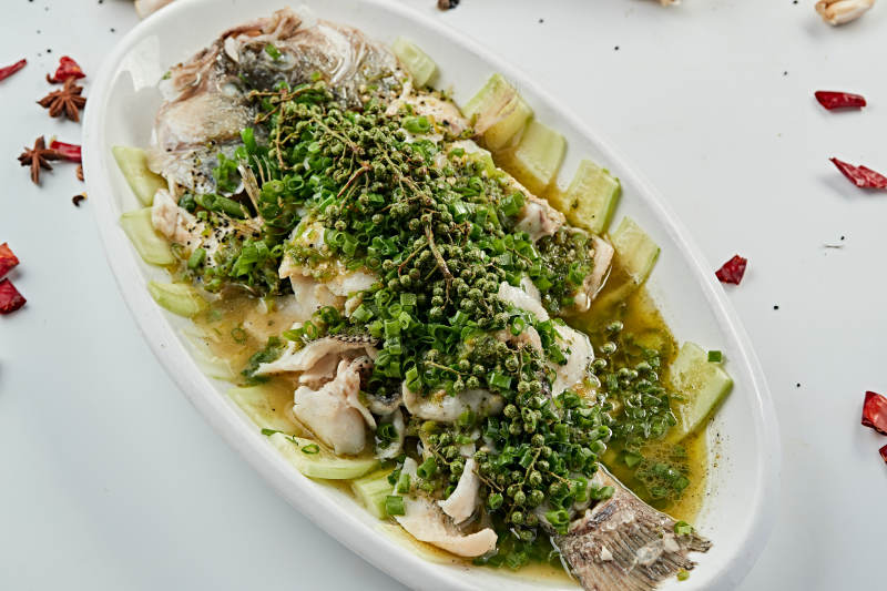 藤椒跳水鳜鱼图片