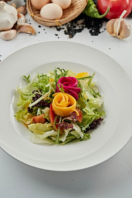 芙蓉富贵拌时蔬图片