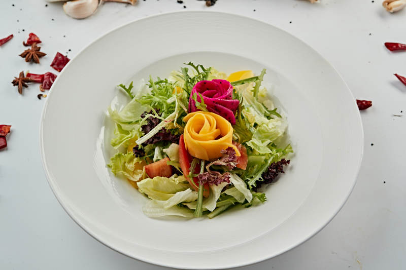 芙蓉富贵拌时蔬图片