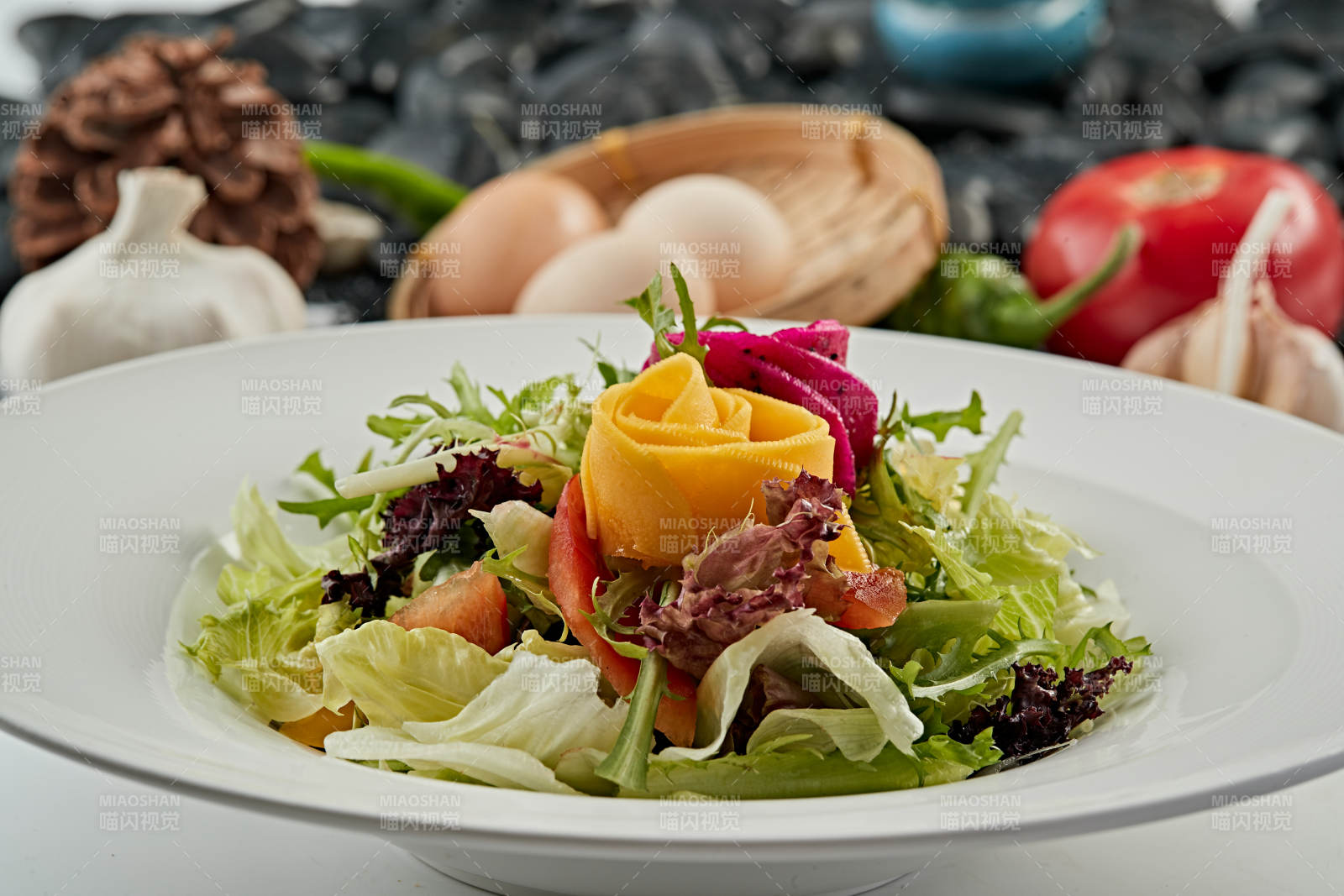 芙蓉富贵拌时蔬图片