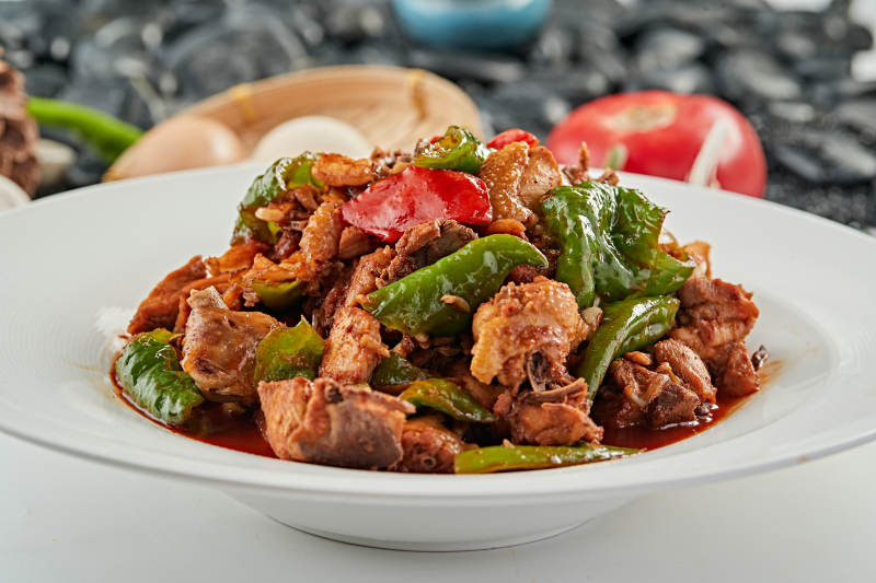 红烧新疆大盘鸡图片