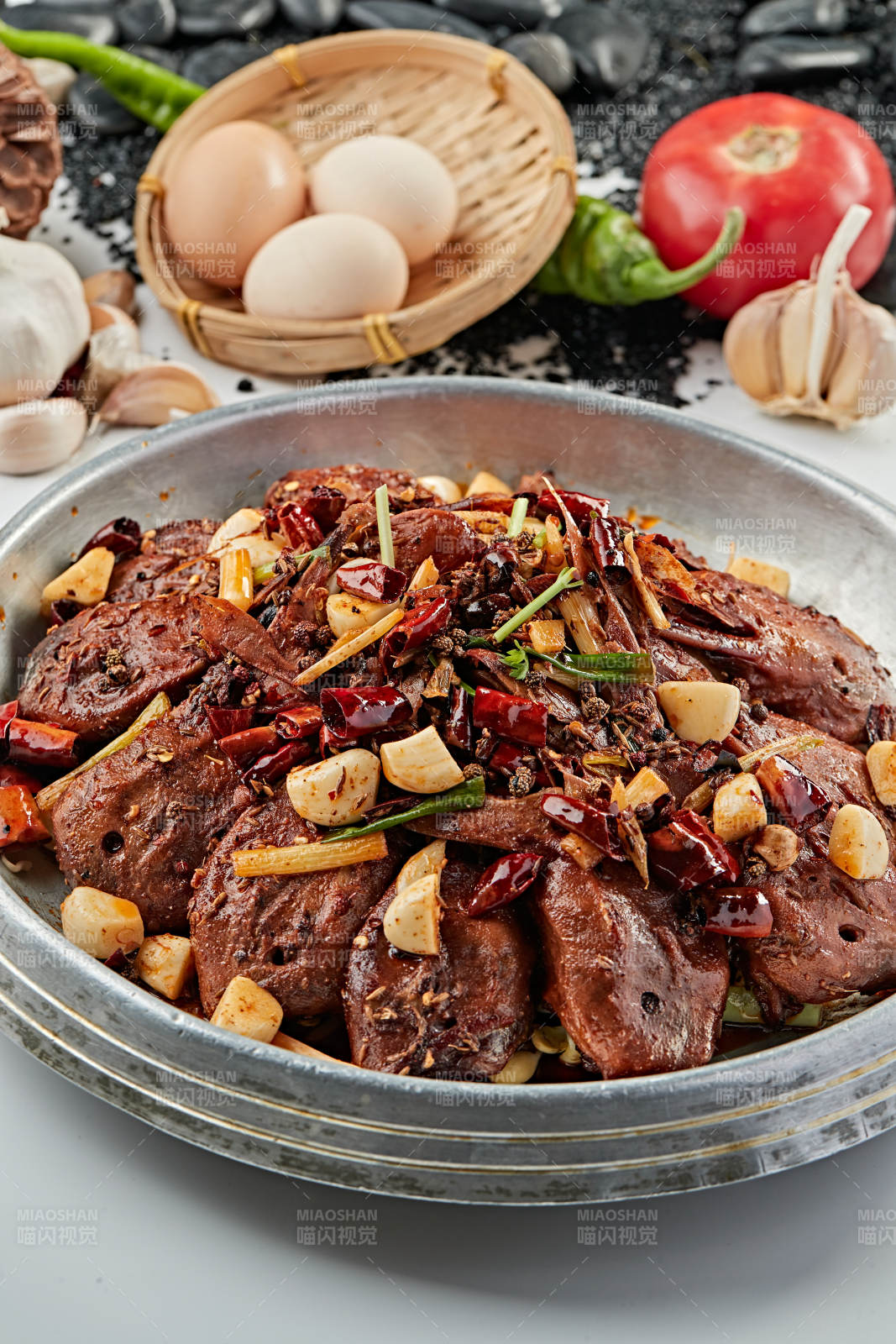 香锅辣鸭头图片