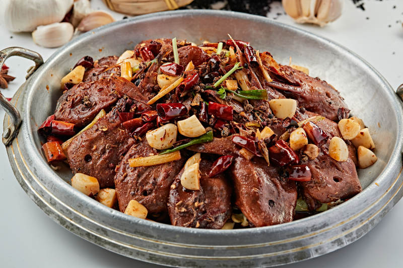 香锅辣鸭头图片