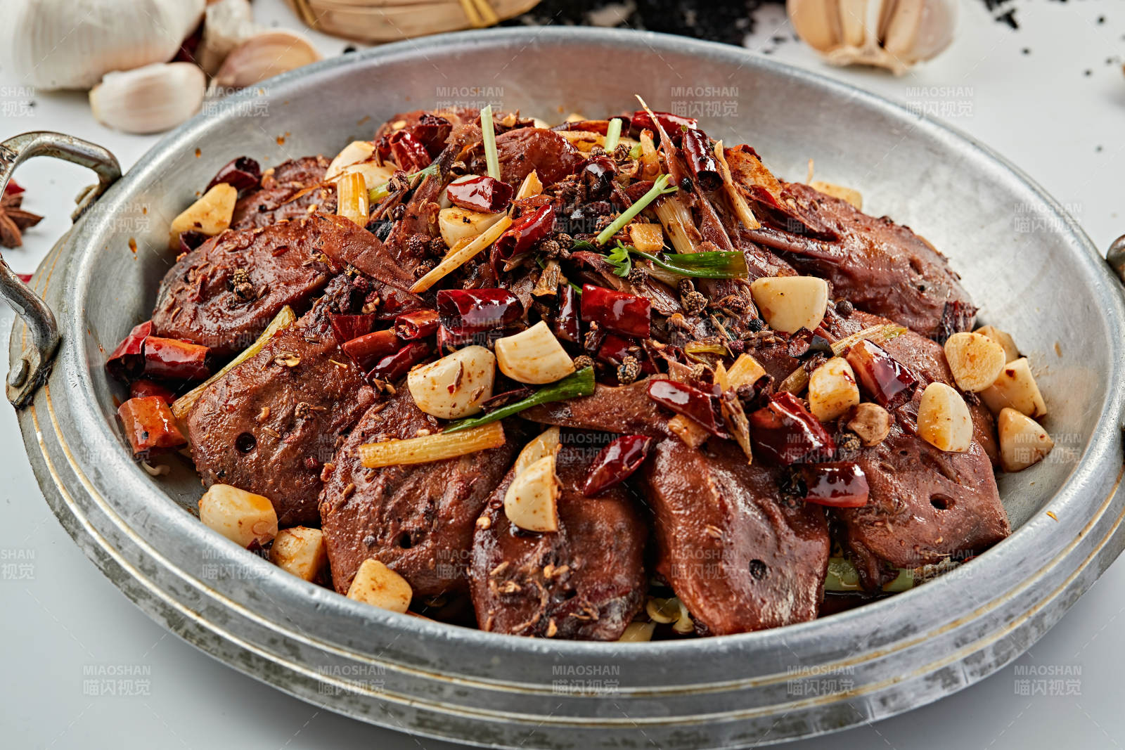 香锅辣鸭头图片