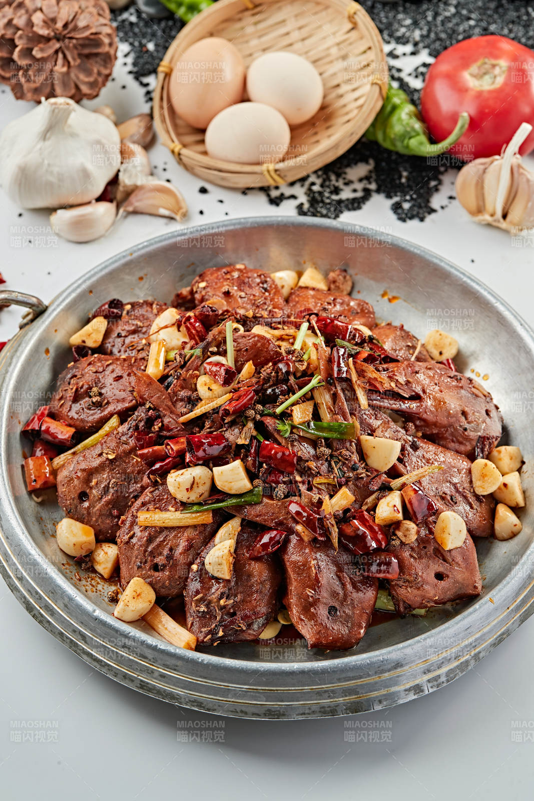 香锅辣鸭头图片