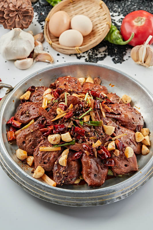 香锅辣鸭头图片