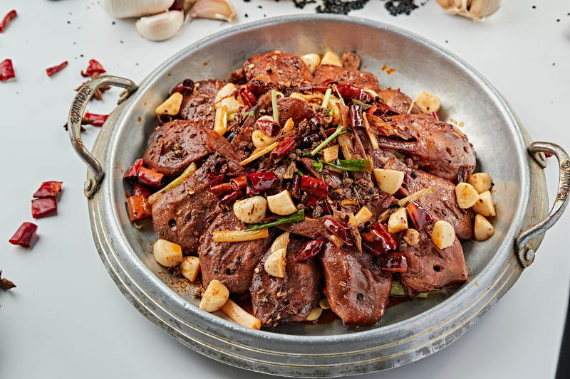 香锅辣鸭头图片