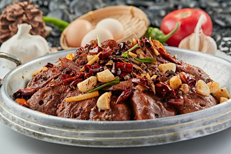 香锅辣鸭头图片