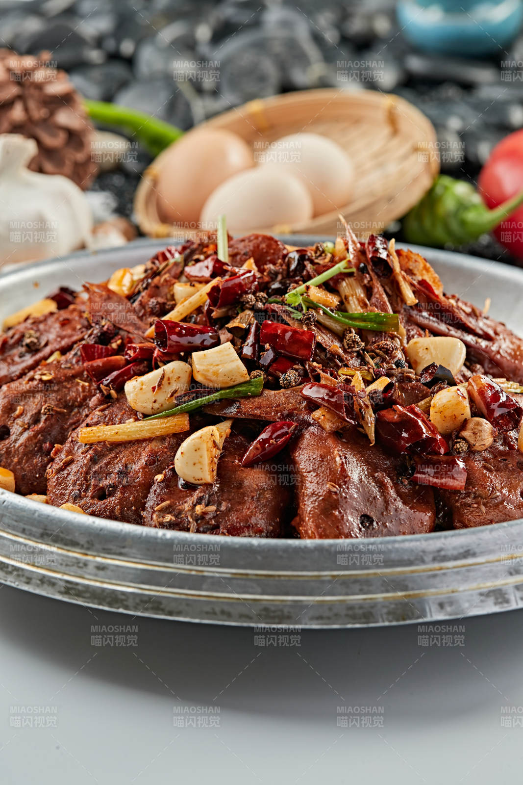 香锅辣鸭头图片