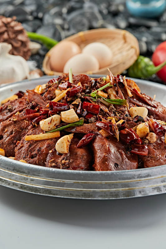 香锅辣鸭头图片