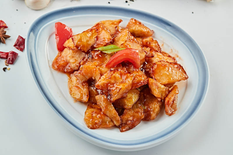 家常美味烧茄子图片