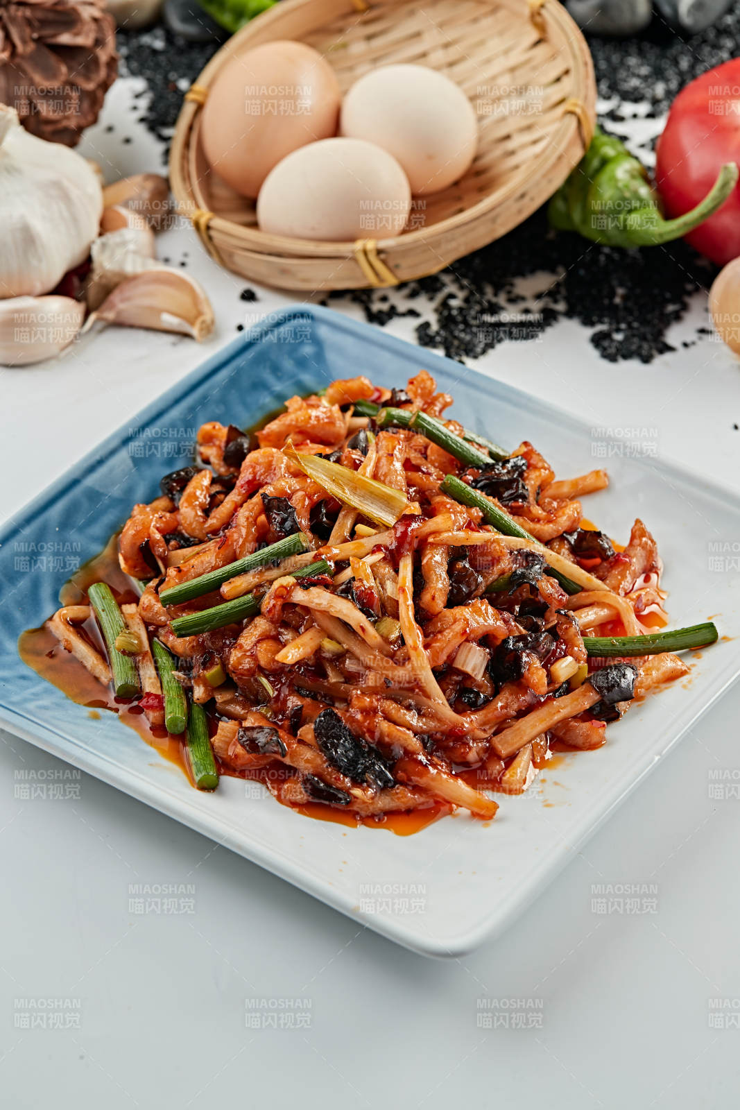 家常美味鱼香肉丝图片