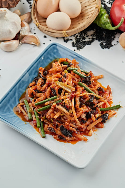 家常美味鱼香肉丝图片