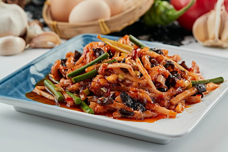 家常美味鱼香肉丝图片