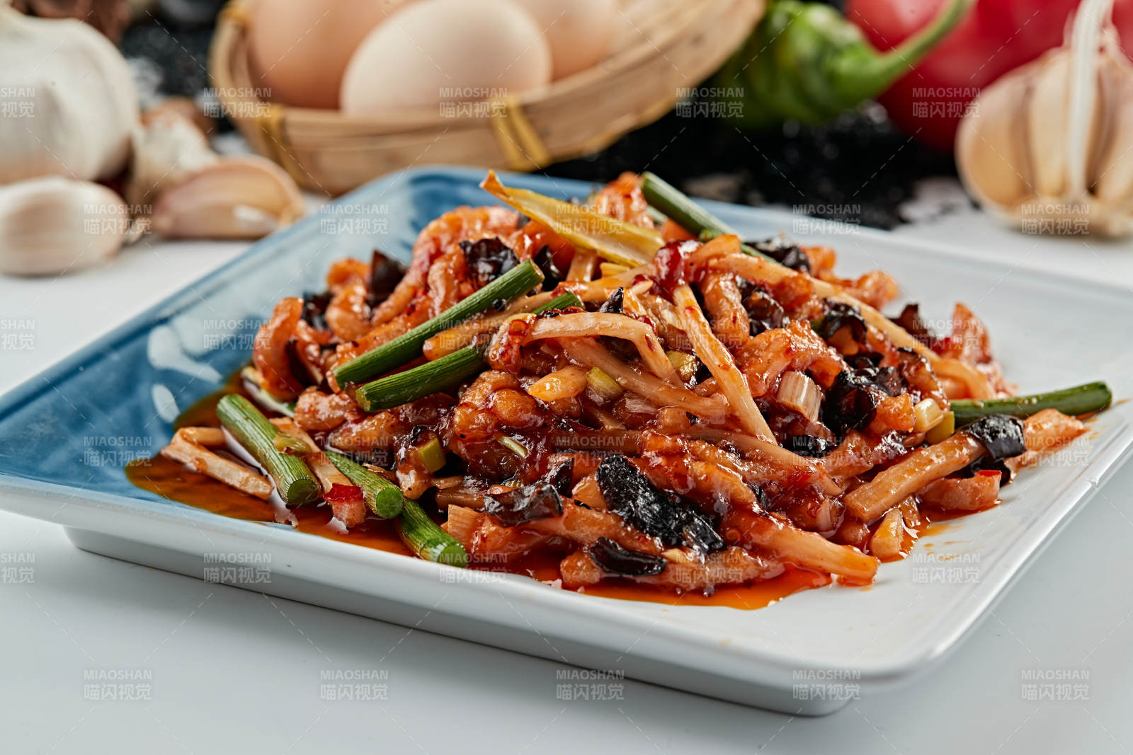 家常美味鱼香肉丝图片