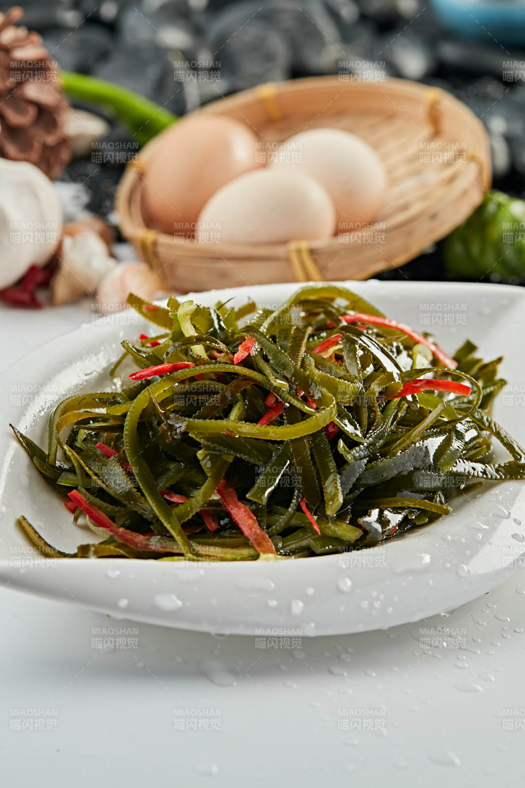 小凉菜辣拌海带丝图片