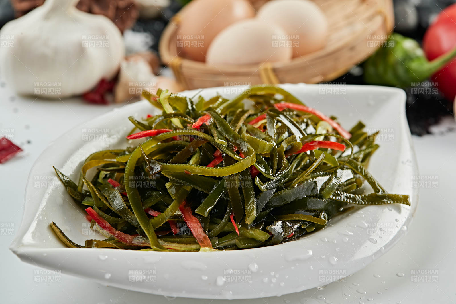 小凉菜辣拌海带丝图片