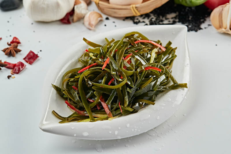 小凉菜辣拌海带丝图片