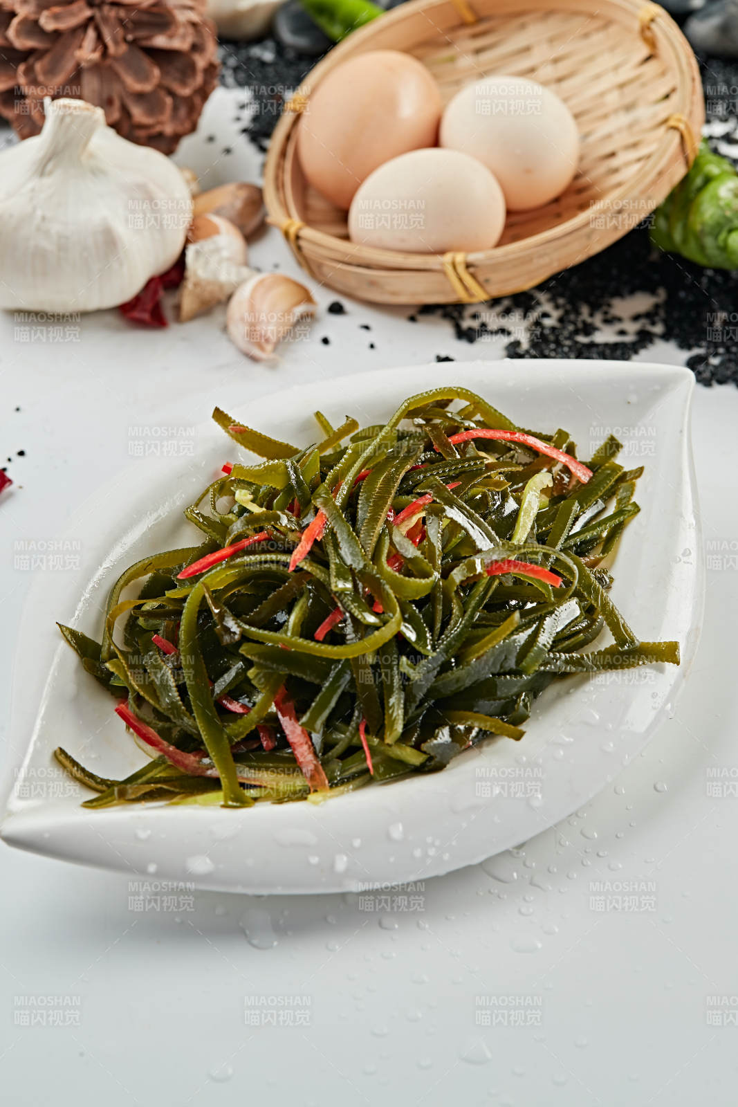 小凉菜辣拌海带丝图片