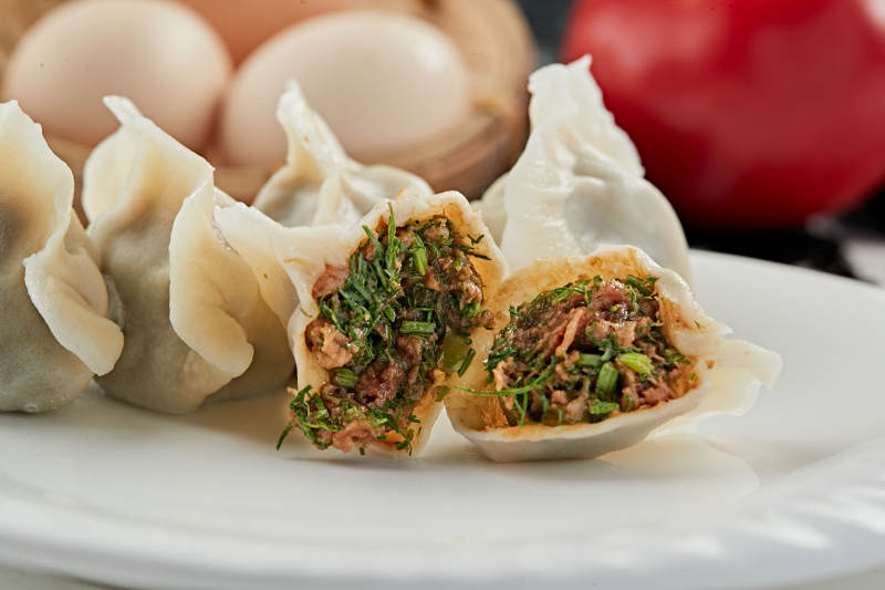 手工鲜猪肉茴香馅饺子图片