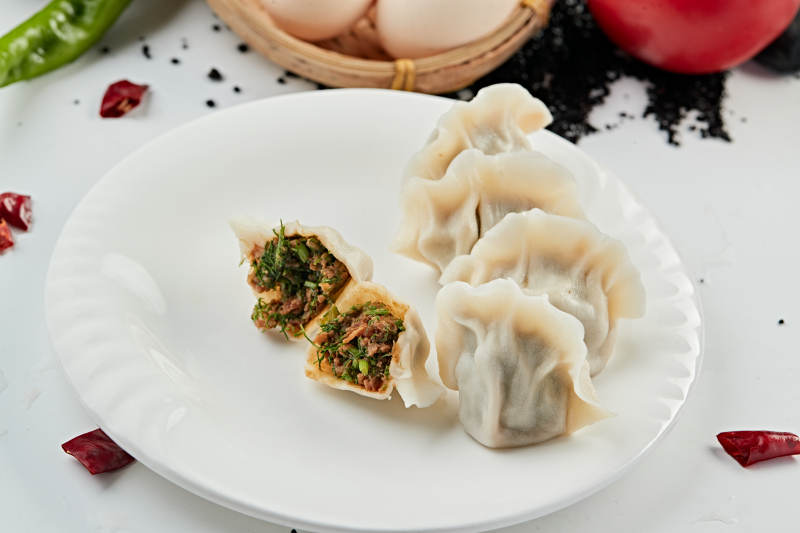 手工鲜猪肉茴香馅饺子图片