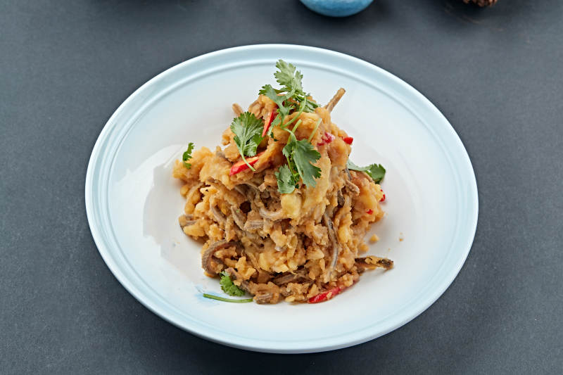 土豆泥酸菜猪肚丝图片