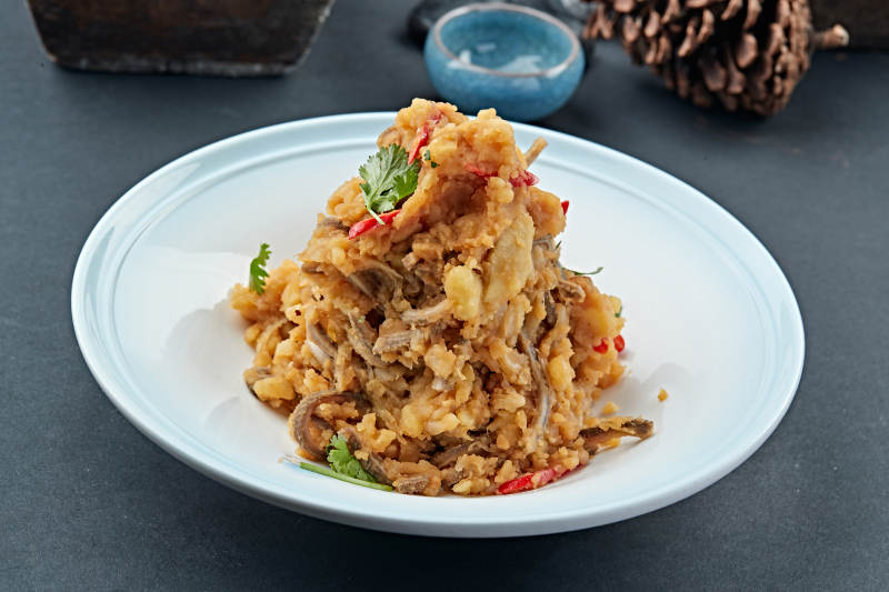 土豆泥酸菜猪肚丝图片