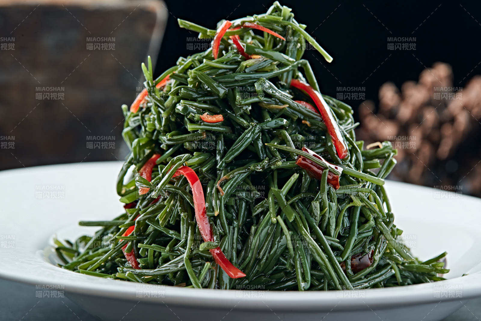 香油拌沙葱图片