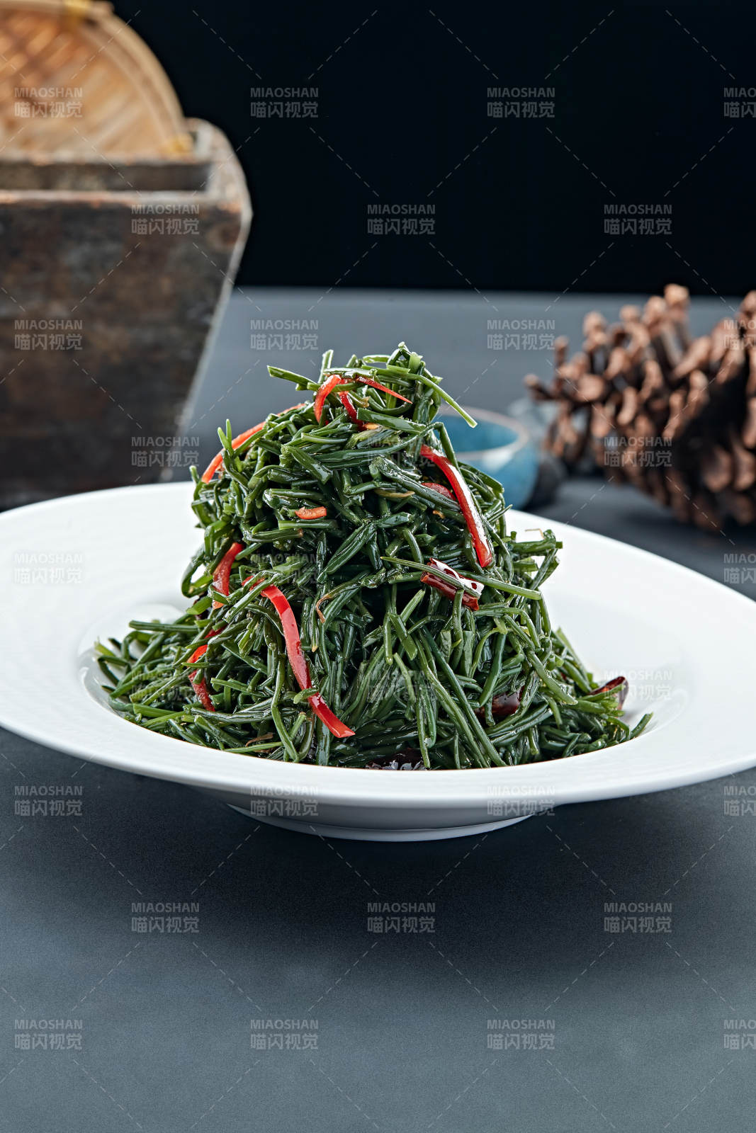 香油拌沙葱图片