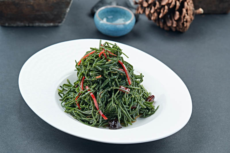 香油拌沙葱图片