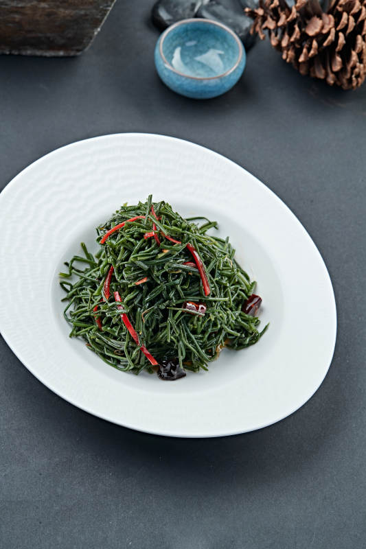 香油拌沙葱图片