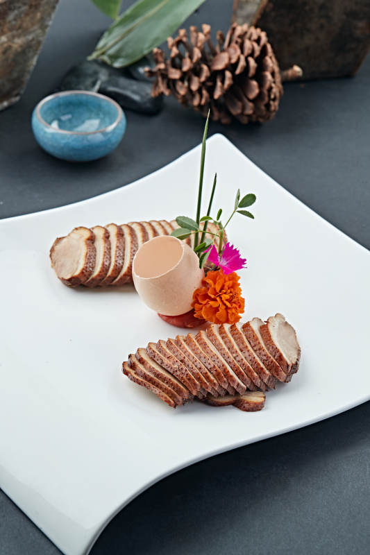 烟熏鸭胸切片图片