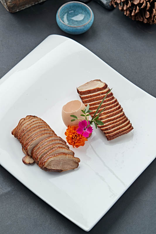 烟熏鸭胸切片图片