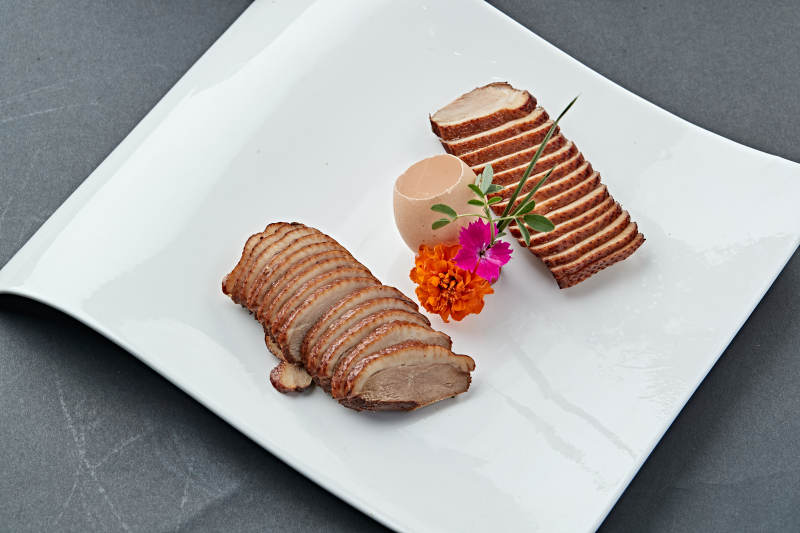 烟熏鸭胸切片图片