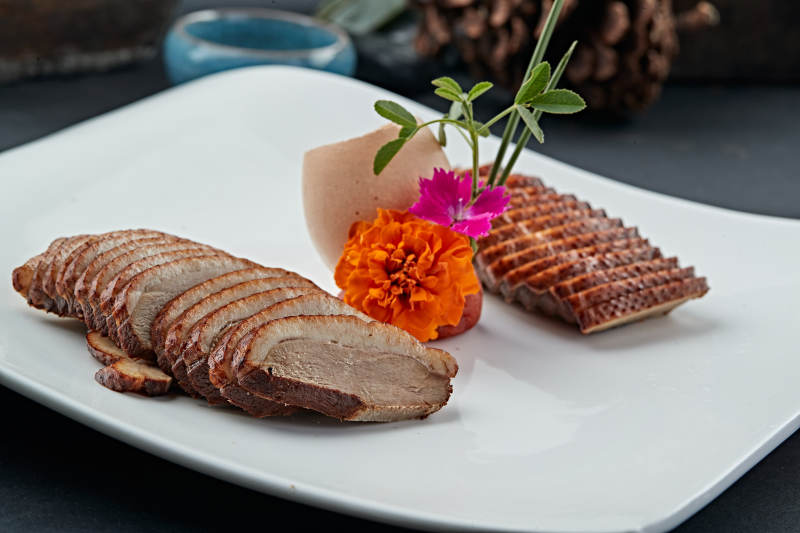 烟熏鸭胸切片图片