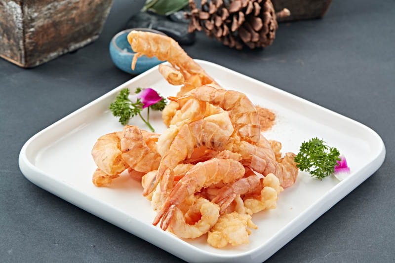 避风塘炸虾图片