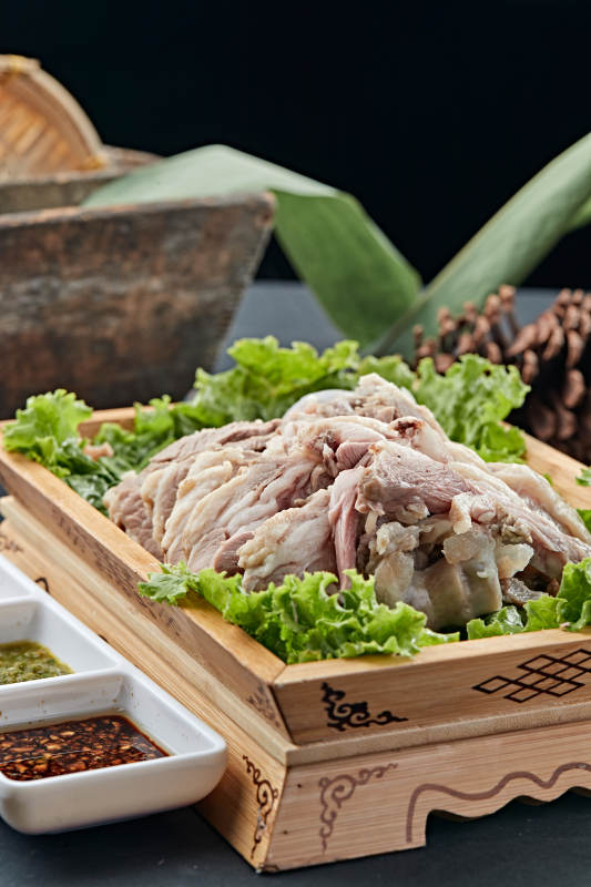 清水炖煮手把肉图片