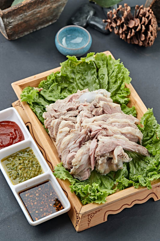 清水炖煮手把肉图片